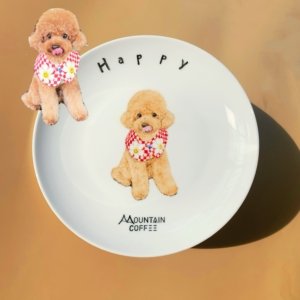 Custom Photo Half-frame Hand-painted Ceramic Plate