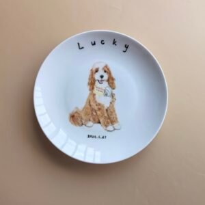 Custom Photo Half-frame Hand-painted Ceramic Plate