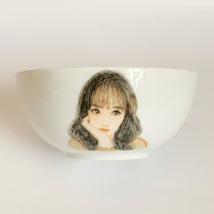 Hand-painted portrait deep bowl（Medium）