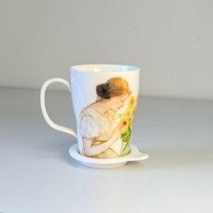 Hand-painted portrait custom mug