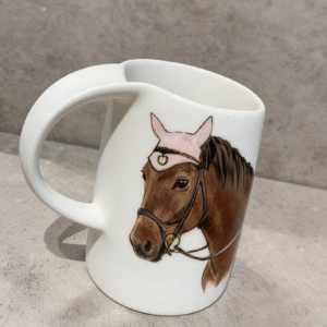 Hand-painted portrait custom coffee mug